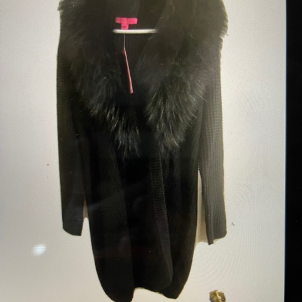 Lilly Pulitzer Black Metallic Cardigan